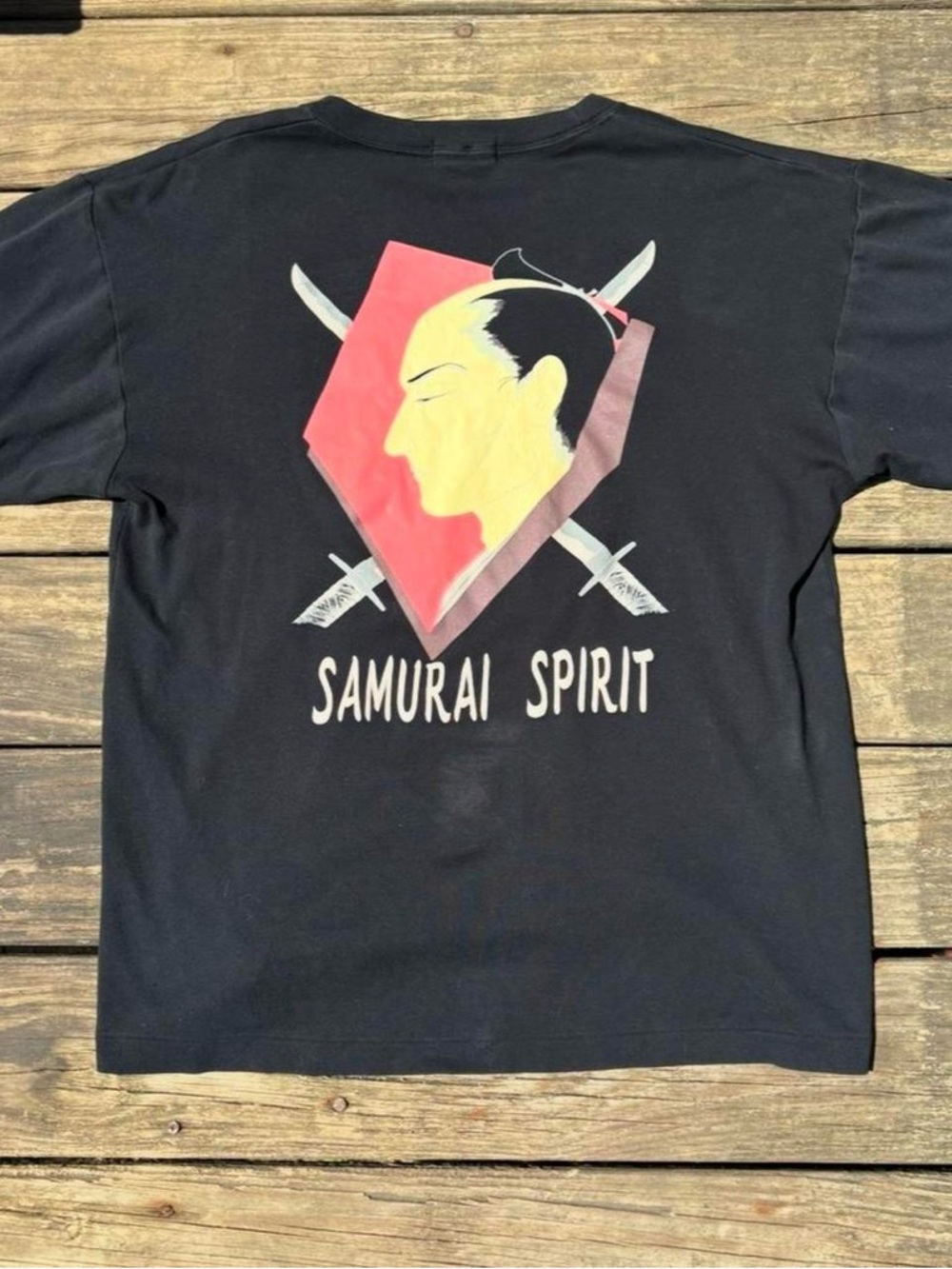 Samurai Spirit Graphic Tee - Black